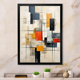 Ivory Illusions Abstract Shapes - Abstract Canvas Wall Art