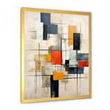 Ivory Illusions Abstract Shapes - Abstract Canvas Wall Art