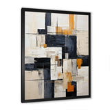 Ivory Illusions Abstract Shapes II - Abstract Canvas Wall Art