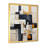 Ivory Illusions Abstract Shapes II - Abstract Canvas Wall Art