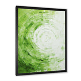 Green White Sage Spirals - Abstract Canvas Wall Art