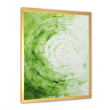 Green White Sage Spirals - Abstract Canvas Wall Art