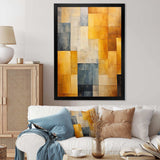 Topaz Tessellation - Abstract Canvas Wall Art