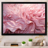 Pink Tender Twirl Spiral - Abstract Canvas Wall Art