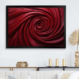 Red Winding Wonder - Abstract Canvas Wall Art