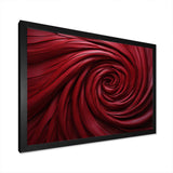 Red Winding Wonder - Abstract Canvas Wall Art