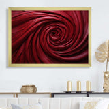 Red Winding Wonder - Abstract Canvas Wall Art