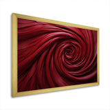 Red Winding Wonder - Abstract Canvas Wall Art