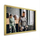 Bodybuilding Workout I - Aerobic & Bodybuilding Canvas Wall Art