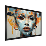 Queen Of Africa Woman Portrait - People Canvas Wall Art