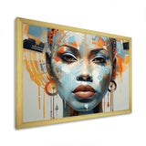 Queen Of Africa Woman Portrait - People Canvas Wall Art