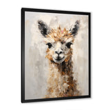 Minimalism Alpaca Grunge - Alpaca Wall Art Prints