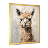 Minimalism Alpaca Grunge - Alpaca Wall Art Prints