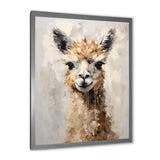 Minimalism Alpaca Grunge - Alpaca Wall Art Prints