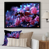 Celestial Antics Cosmic Purple Ant - Ant Wall Decor