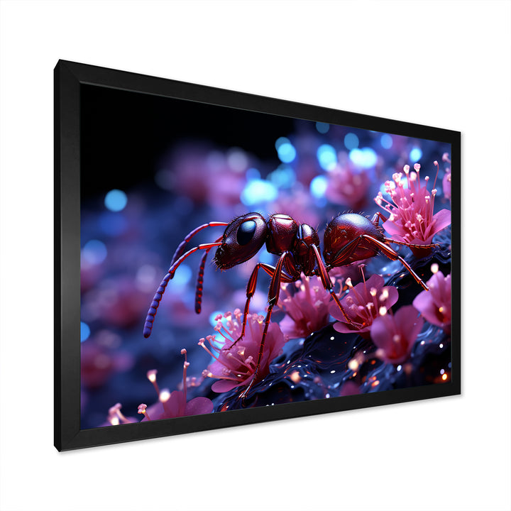 Celestial Antics Cosmic Purple Ant - Ant Wall Decor