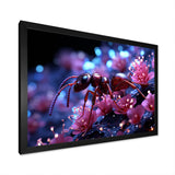 Celestial Antics Cosmic Purple Ant - Ant Wall Decor