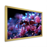 Celestial Antics Cosmic Purple Ant - Ant Wall Decor