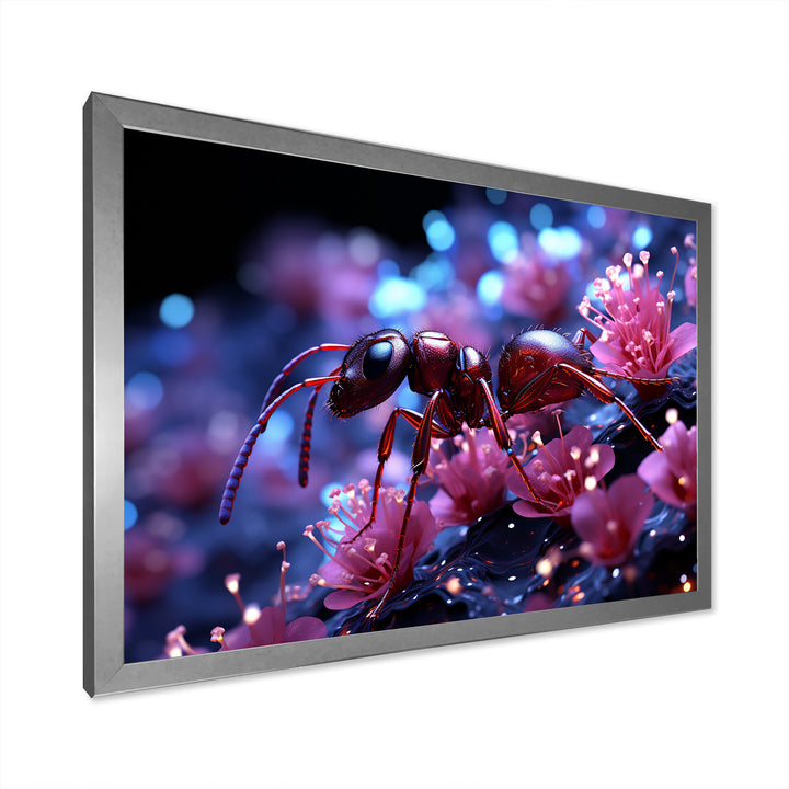 Celestial Antics Cosmic Purple Ant - Ant Wall Decor