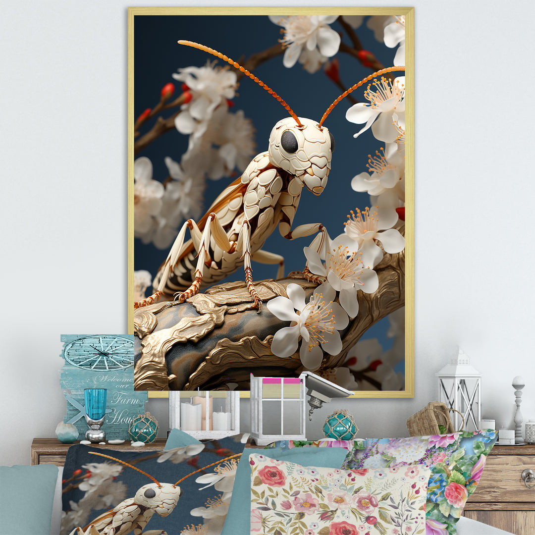 Delicate Infiltrator Ivory Ant - Ant Wall Art Prints