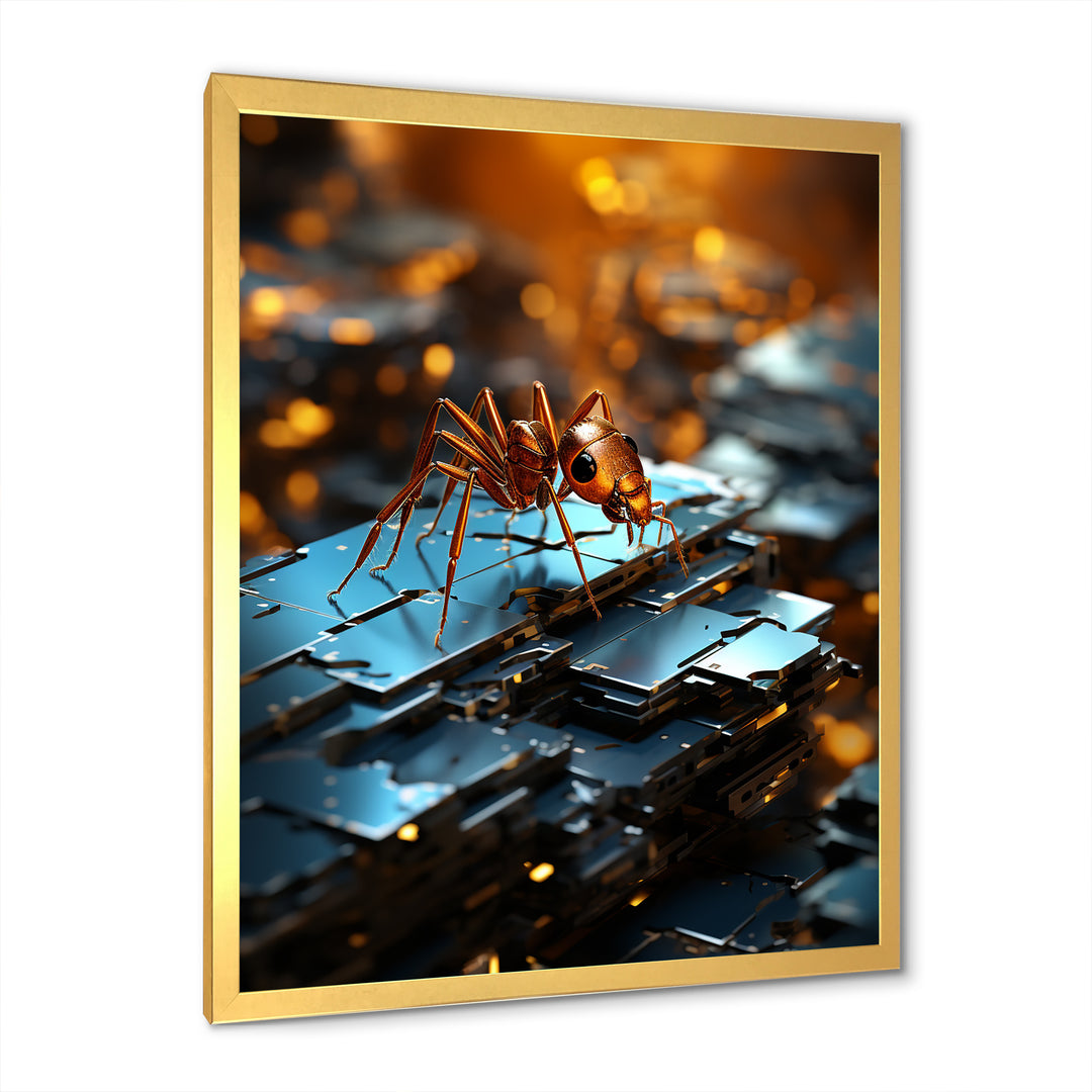 Digital Antics Pixelated Ant - Ant Wall Art Prints