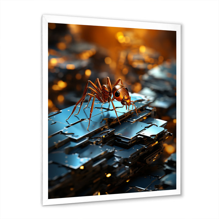Digital Antics Pixelated Ant - Ant Wall Art Prints