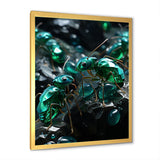 Emerald Explorations Ants - Green Ant Wall Art