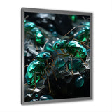 Emerald Explorations Ants - Green Ant Wall Art