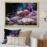 Enchanted Microcosm Ant - Ant Large Canvas Wall Art