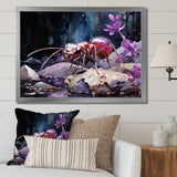 Enchanted Microcosm Ant - Ant Large Canvas Wall Art