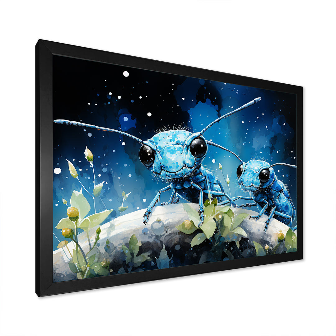 Enchanted Minions Blue Ants - Ant Home Decor Art