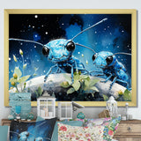 Enchanted Minions Blue Ants - Ant Home Decor Art