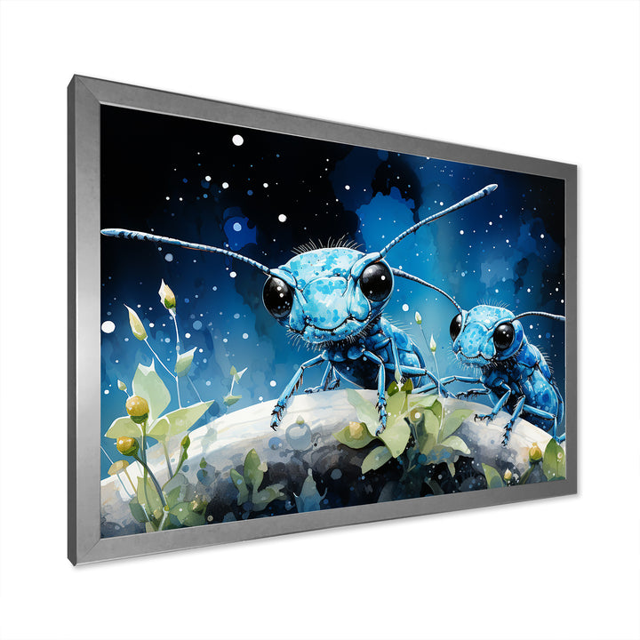 Enchanted Minions Blue Ants - Ant Home Decor Art