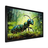 Forest Guardian Green Ant - Ant Bedroom Wall Art