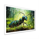Forest Guardian Green Ant - Ant Bedroom Wall Art