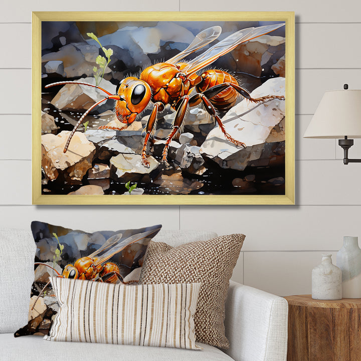 Golden Pathways Golden Ant - Ant Wall Decor