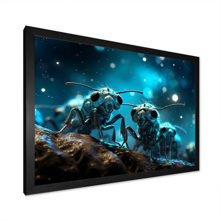 Lunar Workers Silver Ants - Silver Ant Wall Art