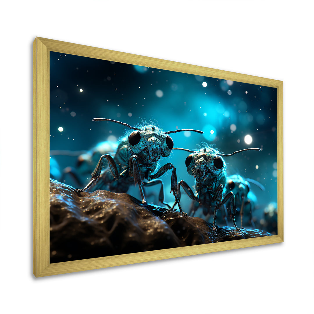 Lunar Workers Silver Ants - Silver Ant Wall Art