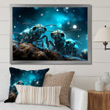Lunar Workers Silver Ants - Silver Ant Wall Art