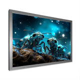 Lunar Workers Silver Ants - Silver Ant Wall Art