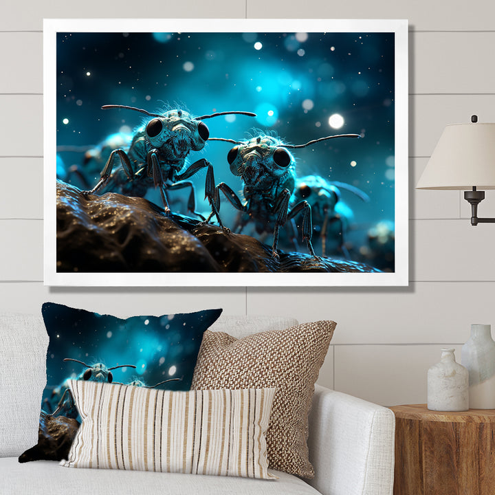 Lunar Workers Silver Ants - Silver Ant Wall Art