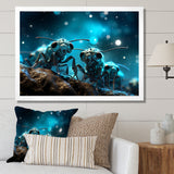 Lunar Workers Silver Ants - Silver Ant Wall Art