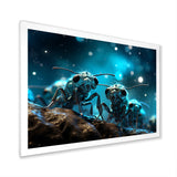 Lunar Workers Silver Ants - Silver Ant Wall Art