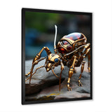 Metallic Worker Bronze Ant - Gold Ant Wall Art