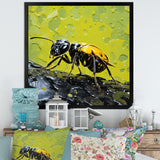 Neon Pioneers Yellow Black Ant - Ant Wall Decor