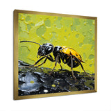 Neon Pioneers Yellow Black Ant - Ant Wall Decor