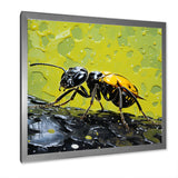Neon Pioneers Yellow Black Ant - Ant Wall Decor
