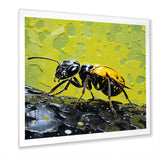 Neon Pioneers Yellow Black Ant - Ant Wall Decor