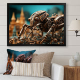 Steampunk Excavators Bronze Ants - Ant Wall Art Prints