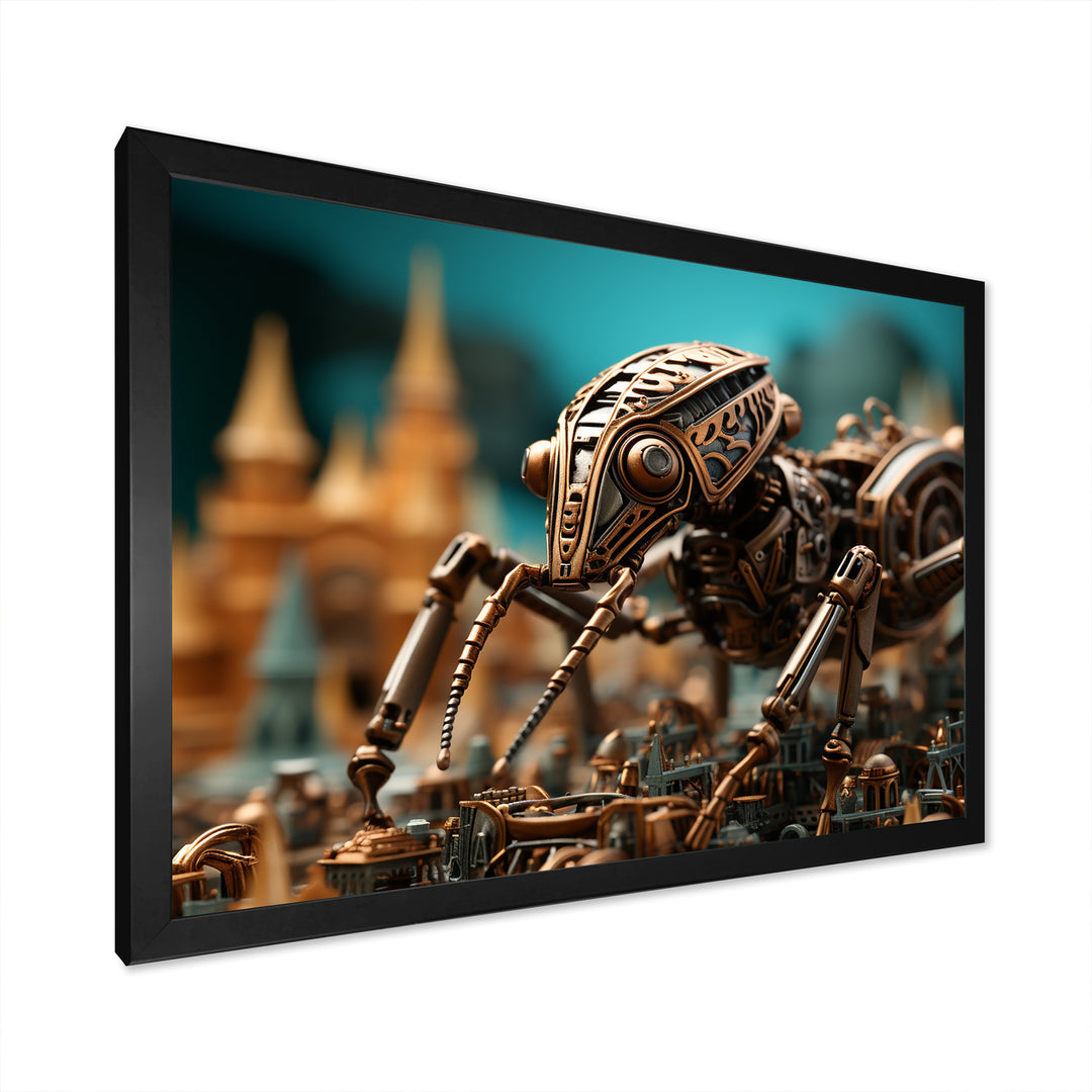 Steampunk Excavators Bronze Ants - Ant Wall Art Prints